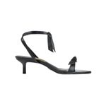 Sandália Uza  Milano Salto Medio Preto- Z27AC996A031P