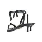 Sandália Uza  Milano Salto Medio Preto- Z27AC996A031P