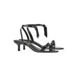 Sandália Uza  Milano Salto Medio Preto- Z27AC996A031P
