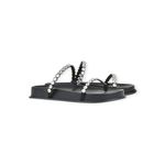 Sandália Uza Flat Chamois Preto-C27AA111M017