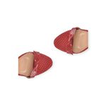 Sandalia Uza Piton Salto Alto Scarlet Vinho -Z26A400A0407V