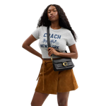 Bolsa Coach Tabby 26 Shoulder -Preto -