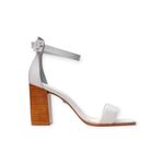 Sandália Carrano Clássica Salto Bloco Médio Off White - 762001C