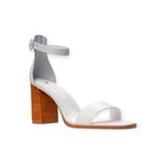Sandália Carrano Clássica Salto Bloco Médio Off White - 762001C