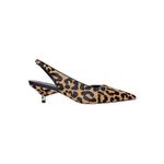 Scarpin Slingback Carrano Salto Fino Iconic Animal Print Onça - 850004