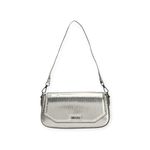 Bolsa Santa Lolla Transversal Alça Dupla Prata-M  01929017
