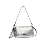Bolsa Santa Lolla Transversal Alça Dupla Prata-M  01929017
