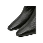 Bota Feminina Luiza Barcelos Cano Médio Croco Preta - 13560004