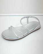 Sandália Flatform Grécia Prata