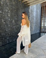 Kimono Tricô Trancoso Off-White