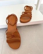 Sandália flatform Ilhabela Caramelo