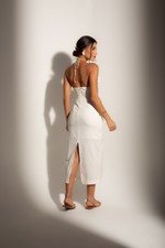 Vestido Midi Antonela Off-White