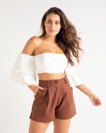 Cropped Sardenha Off-White