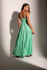 Vestido Longo Madison Verde Claro