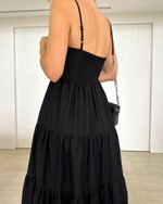 Vestido Longo Madison Preto