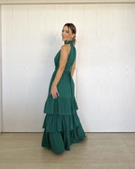 Vestido longo Estela Verde