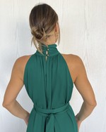 Vestido longo Estela Verde