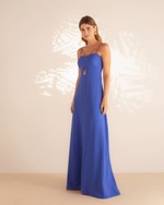 Vestido Longo Amanda Azul