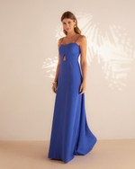 Vestido Longo Amanda Azul