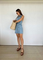 Vestido Curto Jeans Alicia