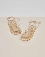 Sandália Flatform Rebeca Dourado