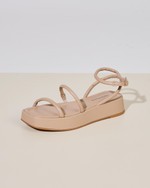 Sandália Flatform Rebeca Nude