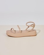 Sandália Flatform Rebeca Nude