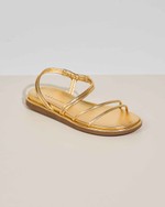 Sandália Flatform Grécia Dourado