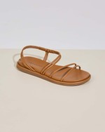 Sandália Flatform Grécia Caramelo