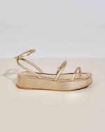 Sandália Flatform Rebeca Dourado