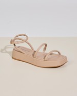 Sandália Flatform Rebeca Nude