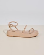 Sandália Flatform Rebeca Nude