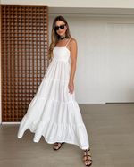Vestido Longo Madison Off-White