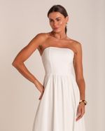 Vestido Midi Laura Off-White