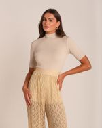 Blusa Tricô Nívea Areia