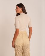 Blusa Tricô Nívea Areia