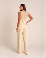 Calça Alfaiataria Safira Areia