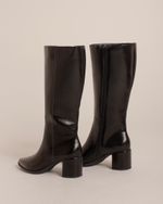 Bota Cano Alto Chiara Preto
