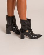 Bota Cano Médio Slouchy Julie Preto