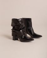 Bota Cano Médio Slouchy Julie Preto