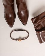 Bota Cano Médio Slouchy Julie Marrom
