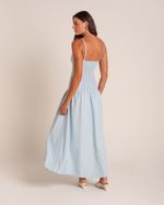 Vestido Midi Pamela Azul Claro