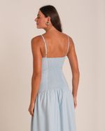 Vestido Midi Pamela Azul Claro