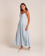 Vestido Midi Pamela Azul Claro