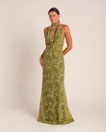 Vestido Longo Magnólia Verde