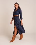 Bota Cano Médio Slouchy Caramelo