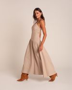 Bota Cano Médio Slouchy Caramelo
