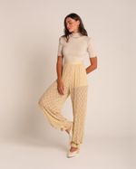 Conjunto Renda Selena Areia (duas peças)