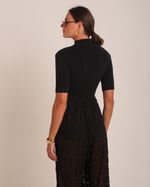 Blusa Tricô Nívea Preto