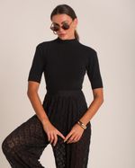 Blusa Tricô Nívea Preto